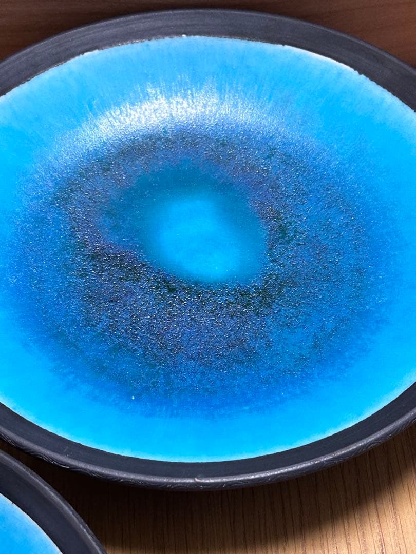 S*l様 陶房　火風水　ひふみ　やちむん　沖縄　丸皿