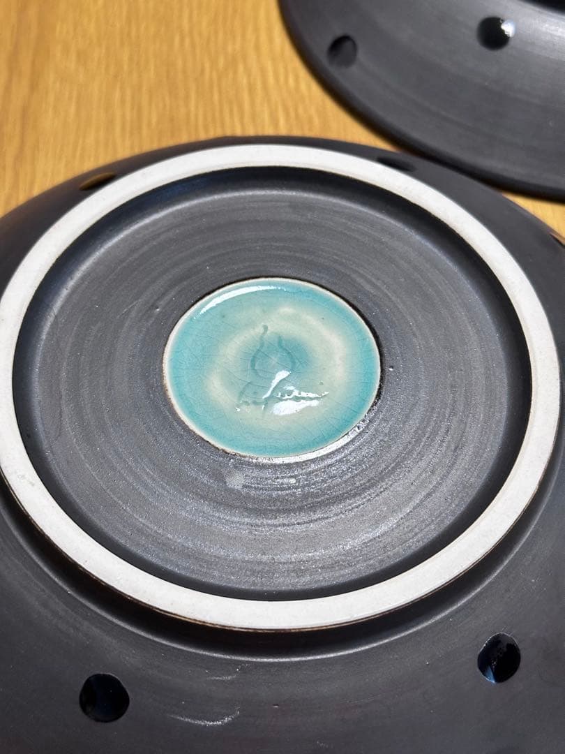 S*l様 陶房　火風水　ひふみ　やちむん　沖縄　丸皿