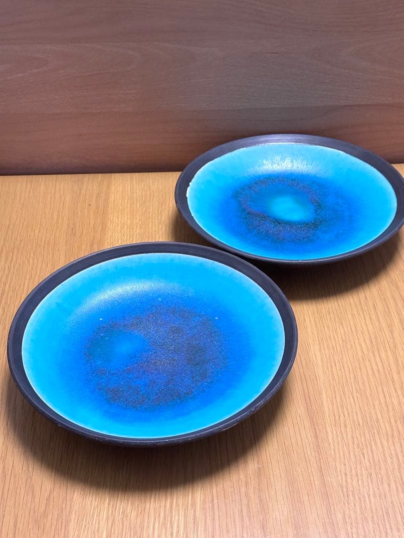 S*l様 陶房　火風水　ひふみ　やちむん　沖縄　丸皿