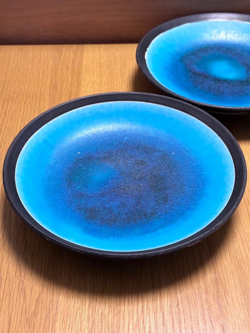 S*l様 陶房　火風水　ひふみ　やちむん　沖縄　丸皿