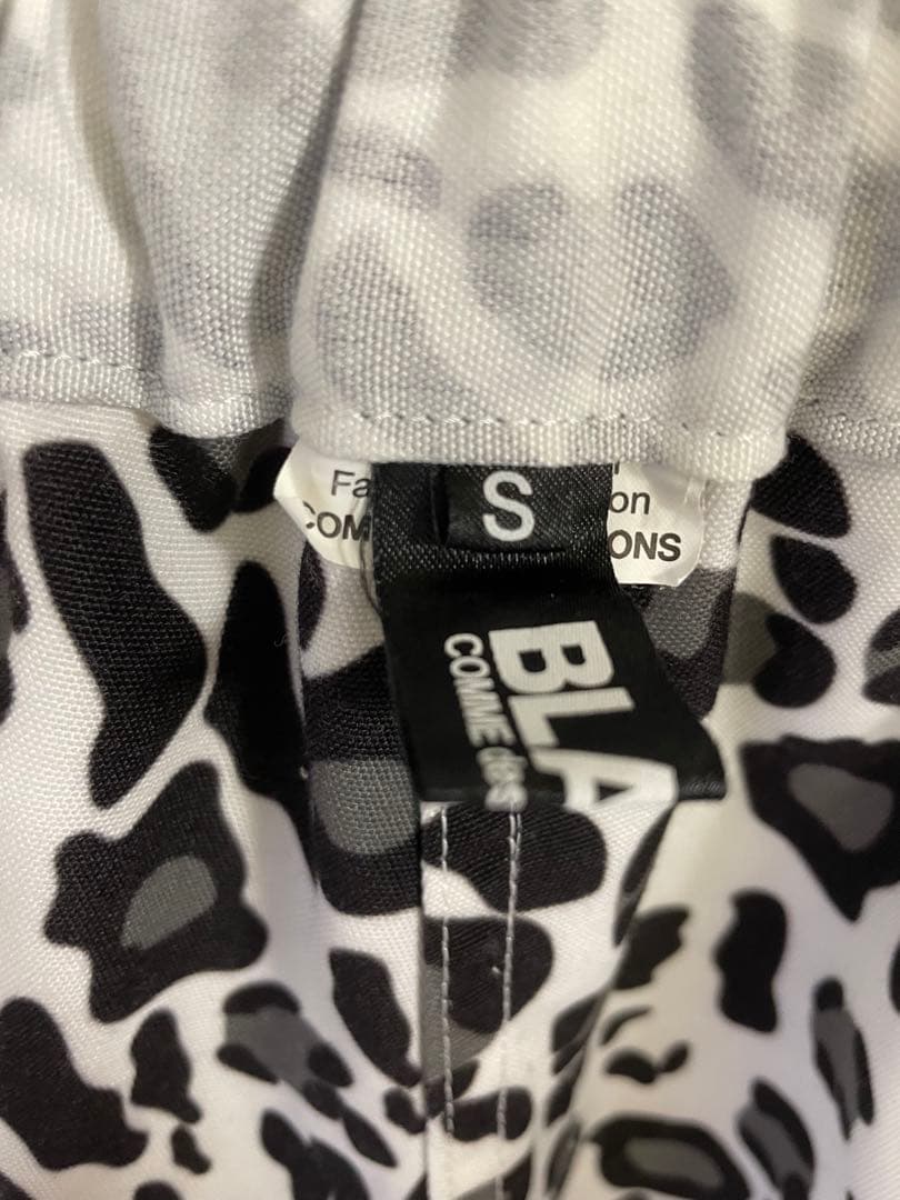 BLACK コムデギャルソン リバーシブルパンツ Sサイズ