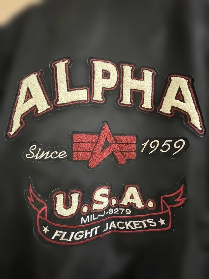 ALPHA MA-1 アルファ フライトジャケット 赤タグ