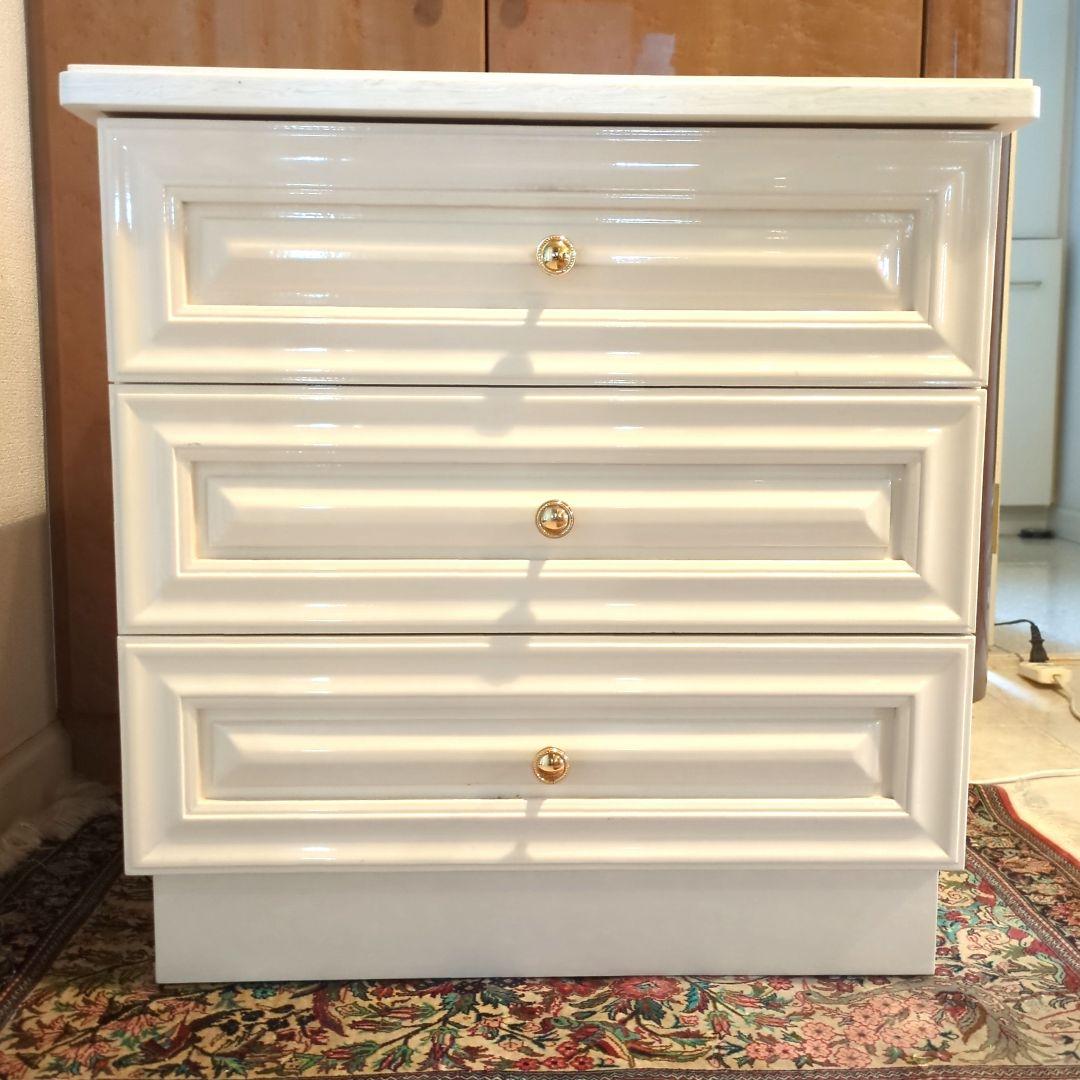 キャビネット　サイドボード　サイドテーブル　白　ホワイト　サイドキャビネット