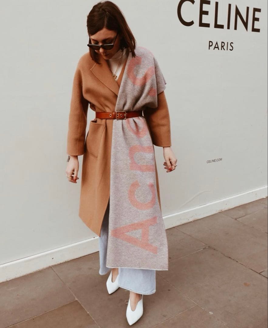 【美品⭐︎クリーニング済み】アクネ ACNE STUDIOS リバーシブルマフラー