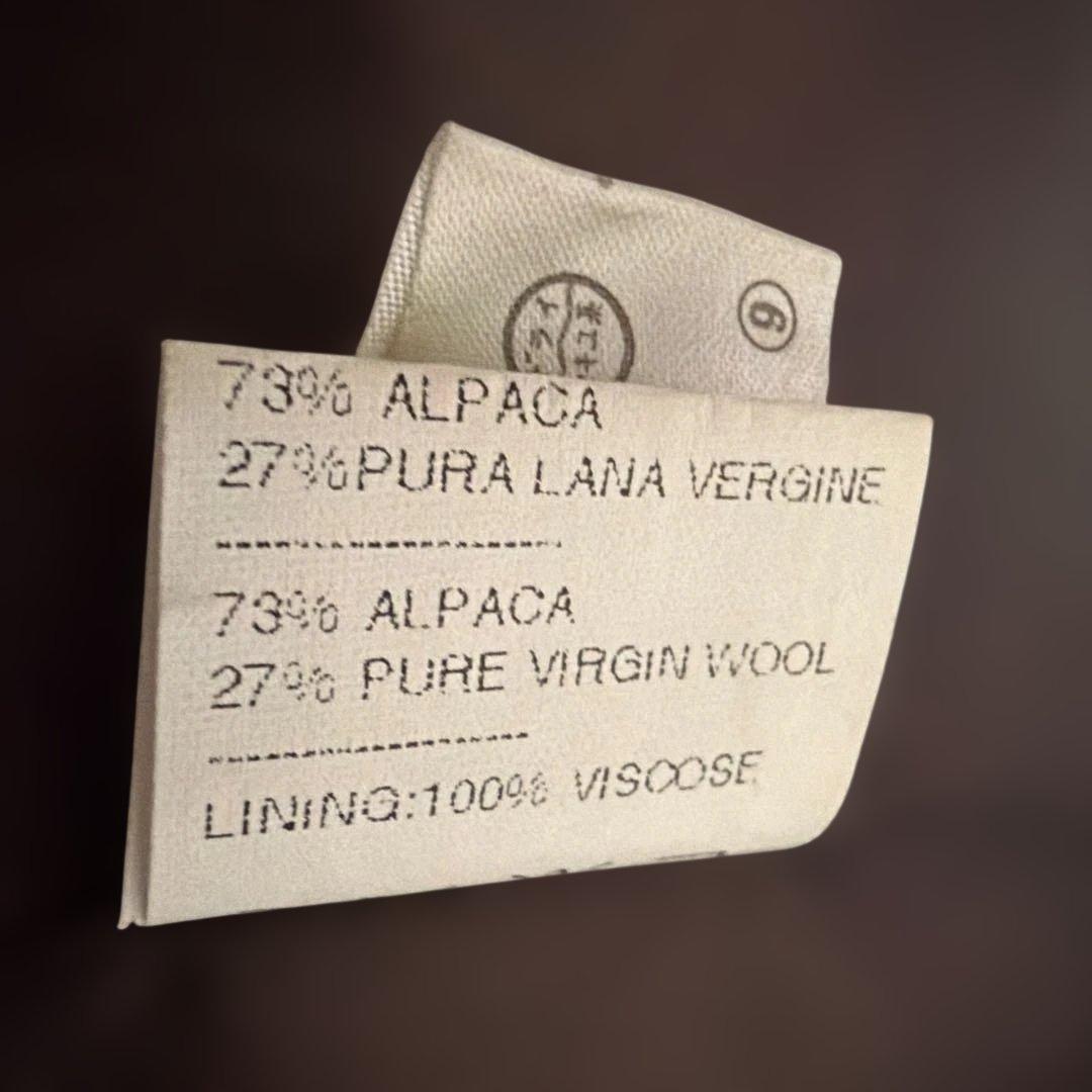 [Chombert] ブラウン ダブルブレスト ロングコート