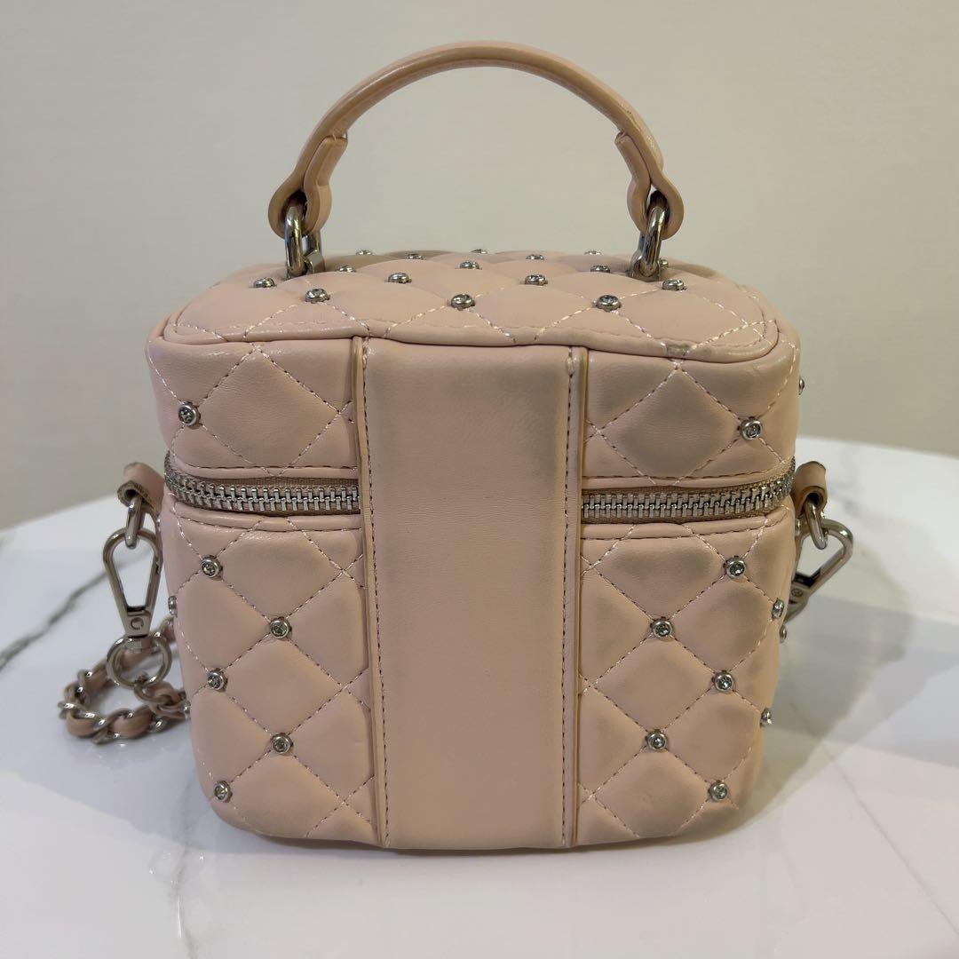 Darich ゴールドパーツキルティングスクエアミニバッグ