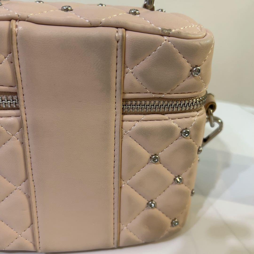 Darich ゴールドパーツキルティングスクエアミニバッグ