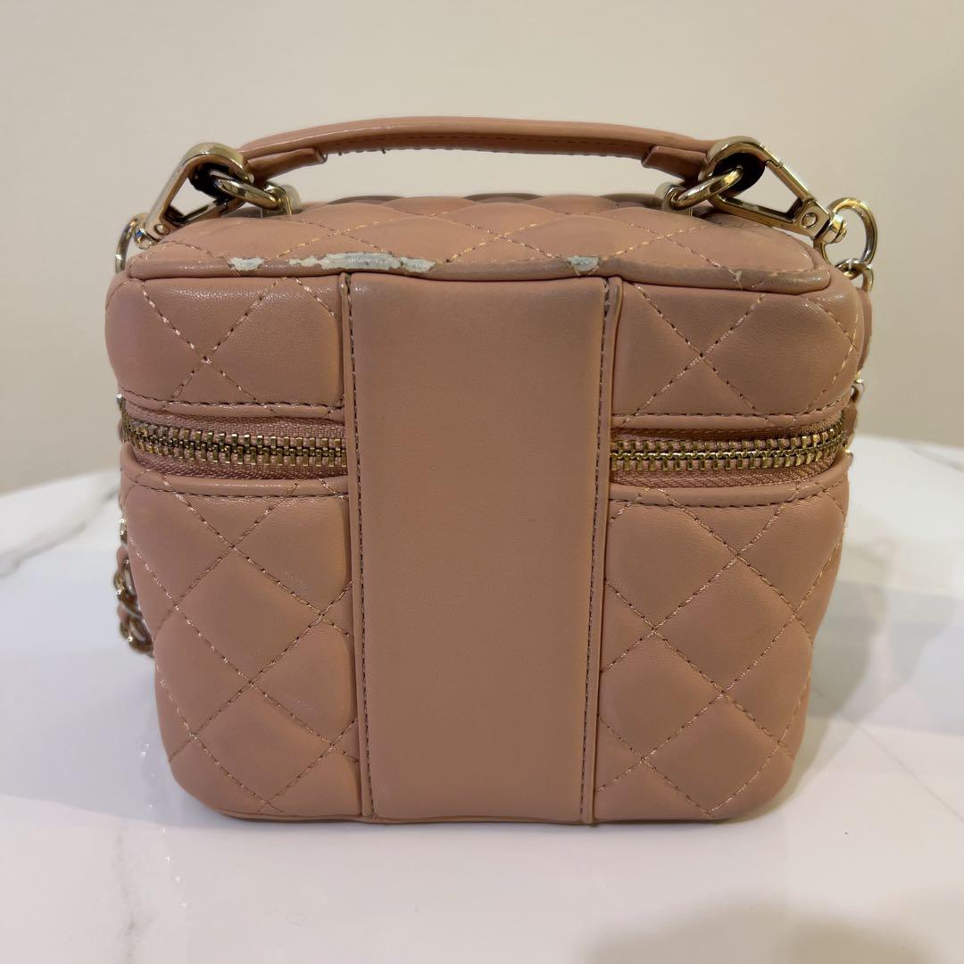 Darich ゴールドパーツキルティングスクエアミニバッグ