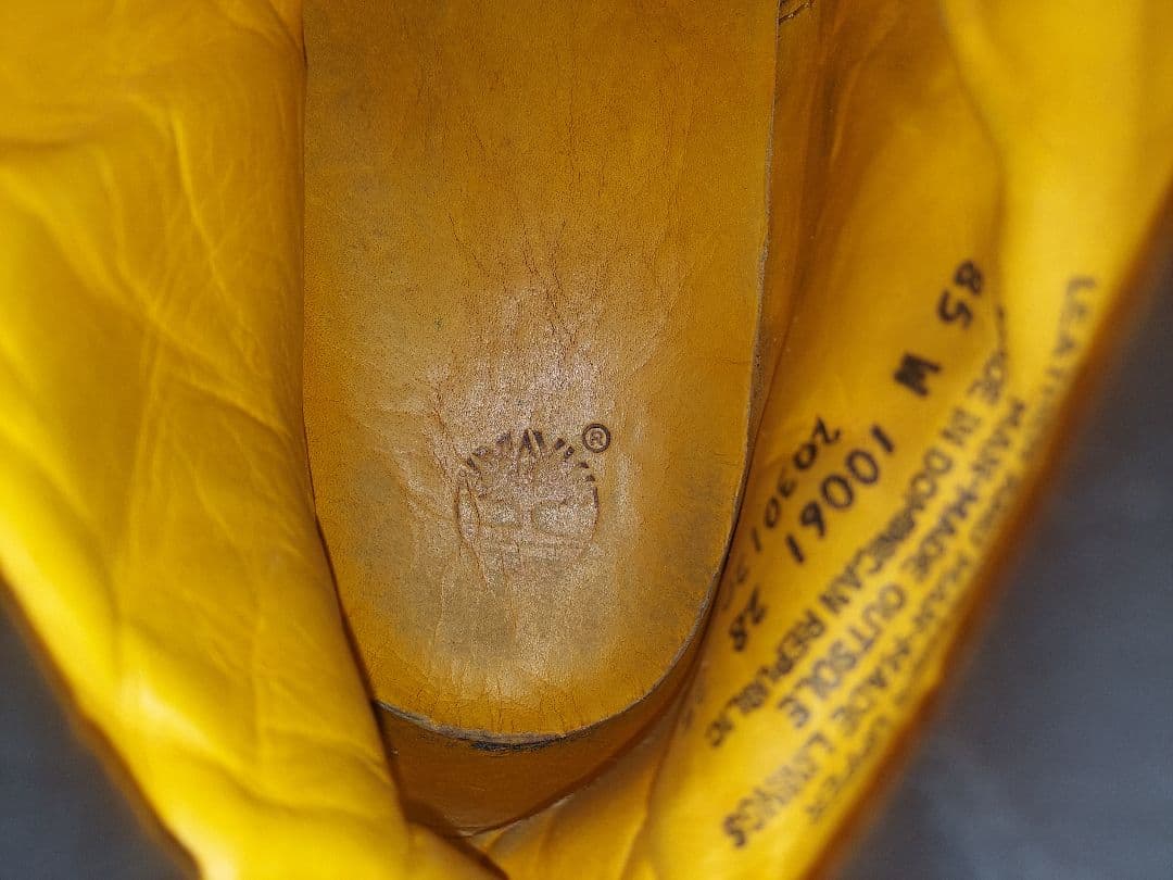 ティンバーランド Timberland6インチイエローブーツ プレミアム8.5W