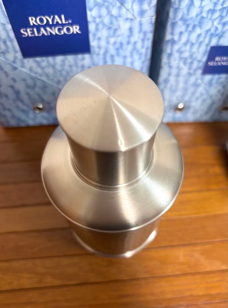 《ロイヤルセランゴール》※美品※茶筒1点& おまけペン立てセット