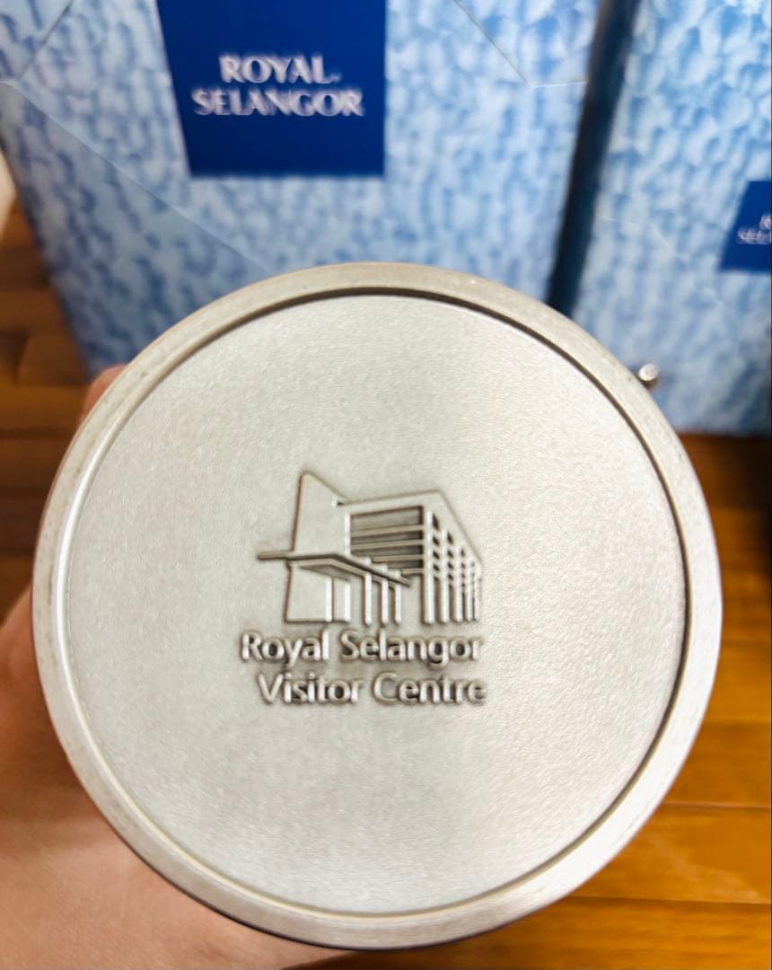 《ロイヤルセランゴール》※美品※茶筒1点& おまけペン立てセット