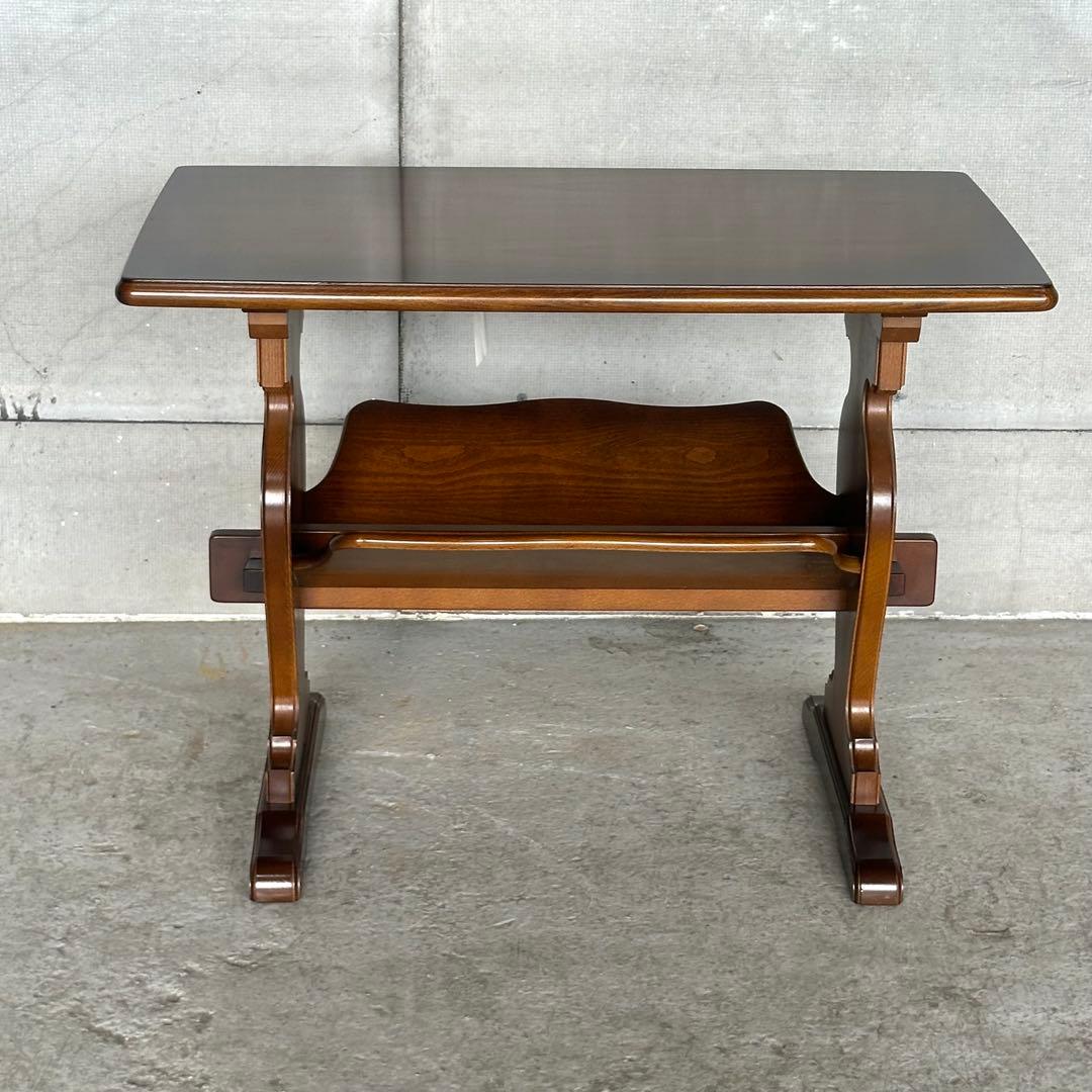 ✿karimoku✿オールドカリモク コロニアル マガジンラック　98年製