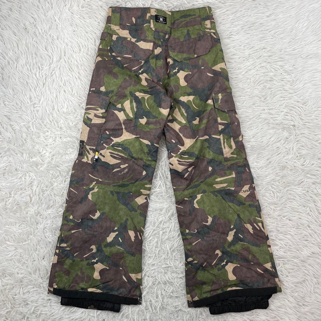 DC スノーウェア　セットアップ　140 カモフラパンツ　蛍光パーカー