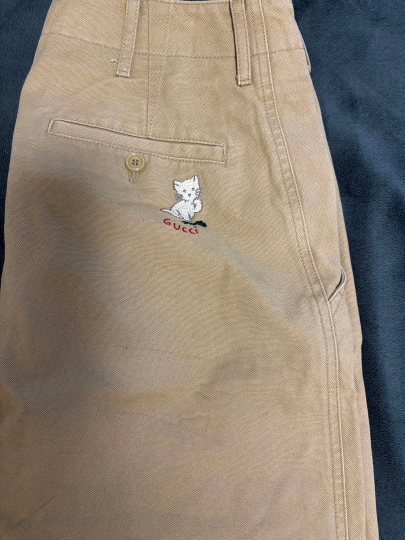 期間限定セール！GUCCI グッチ ミケーレ期 ワイド チノ トラウザー 44