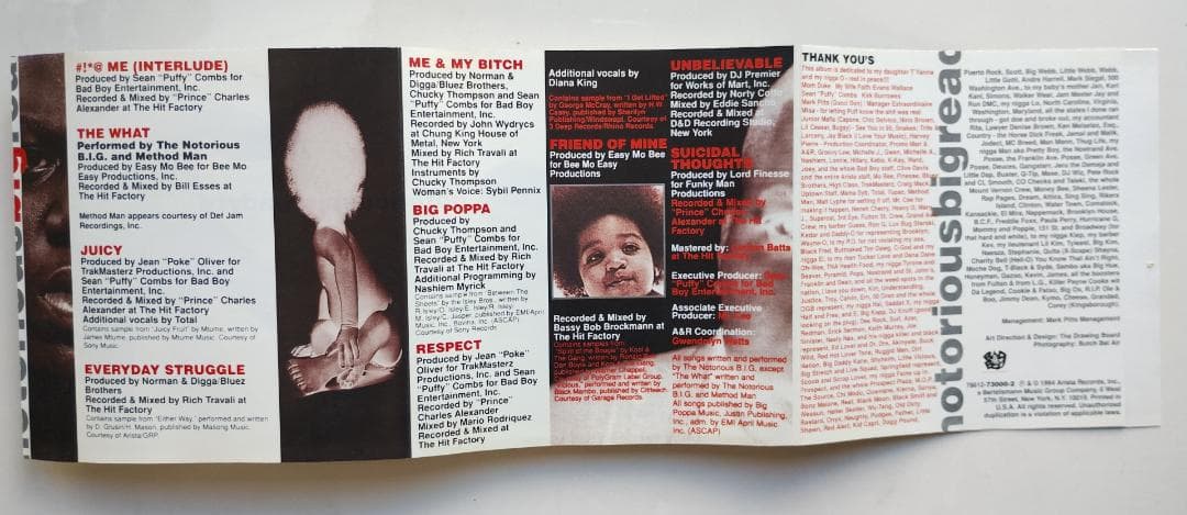 洋楽 the notorious BIG ready to die