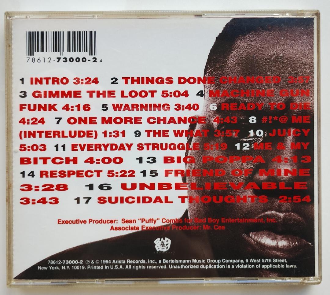 洋楽 the notorious BIG ready to die