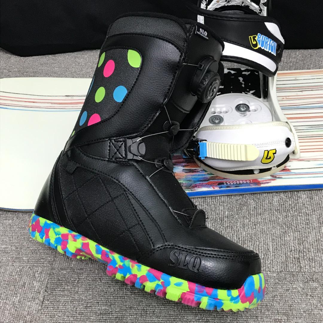 3点セット■子供用■WAX済■BURTON ボード ビンディング ブーツ