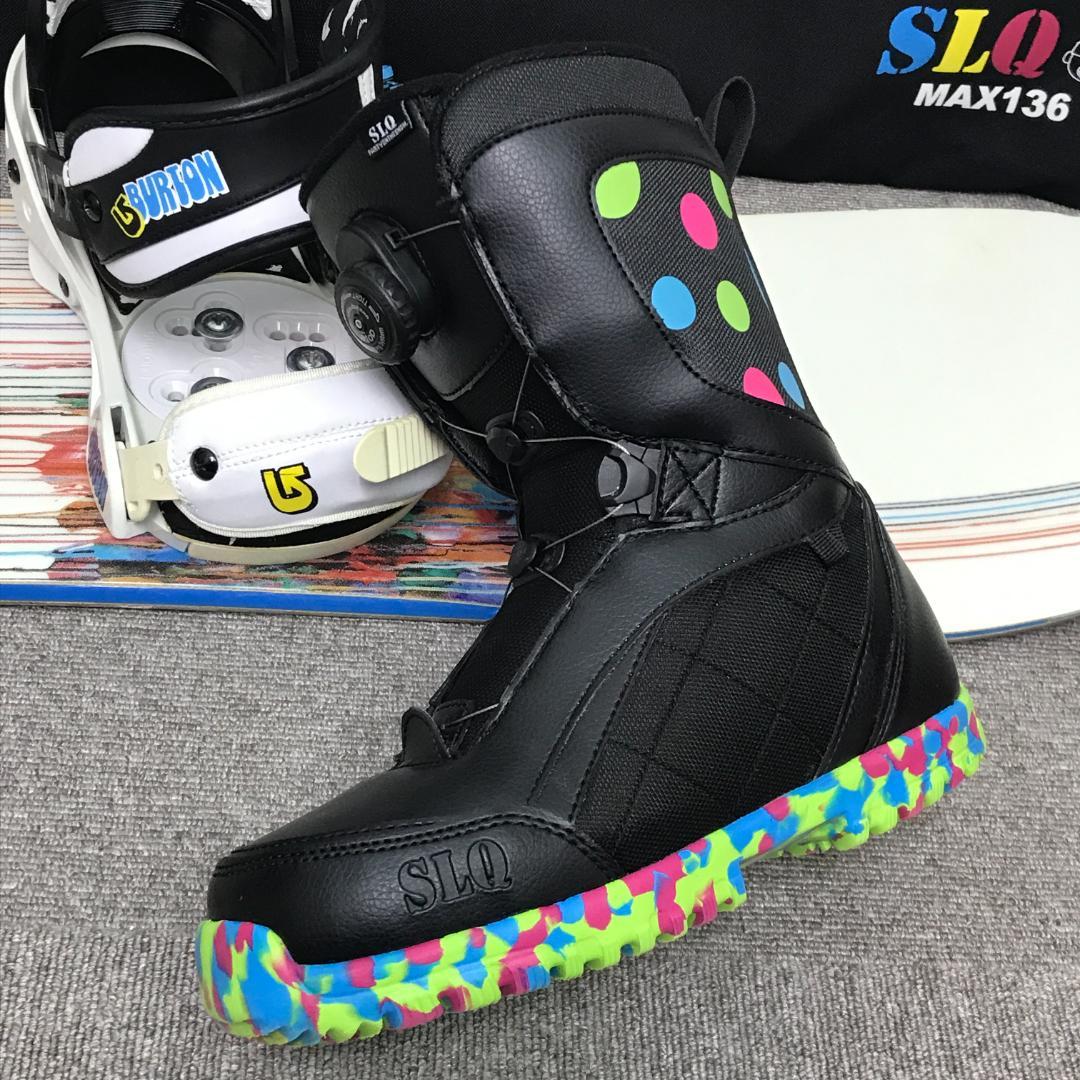 3点セット■子供用■WAX済■BURTON ボード ビンディング ブーツ