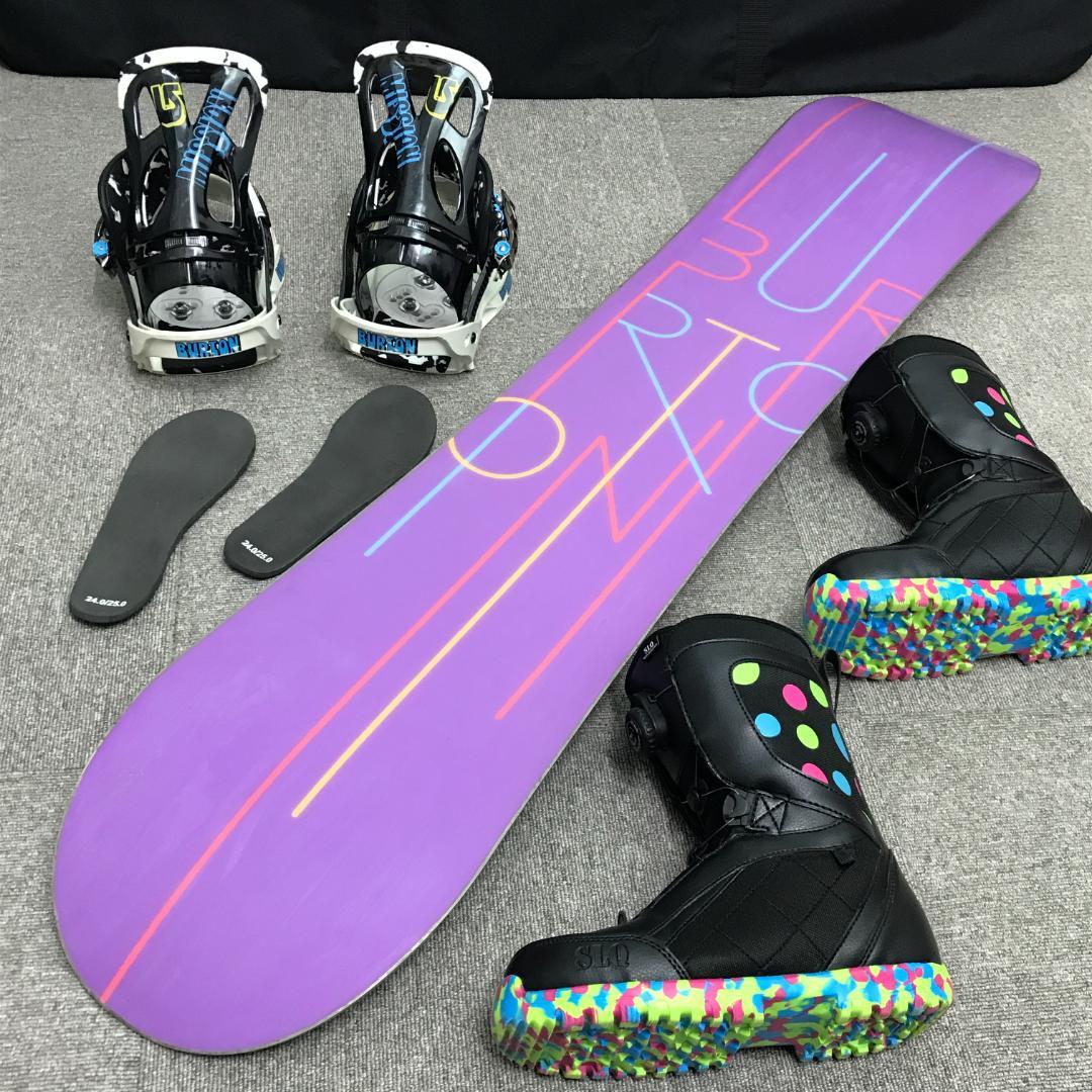 3点セット■子供用■WAX済■BURTON ボード ビンディング ブーツ