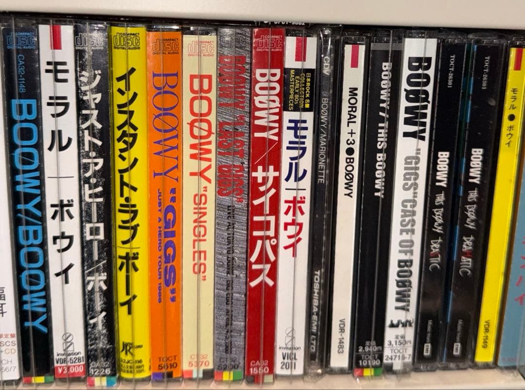 BOOWY 旧規格盤アルバムCD16枚セット 氷室京介 布袋寅泰