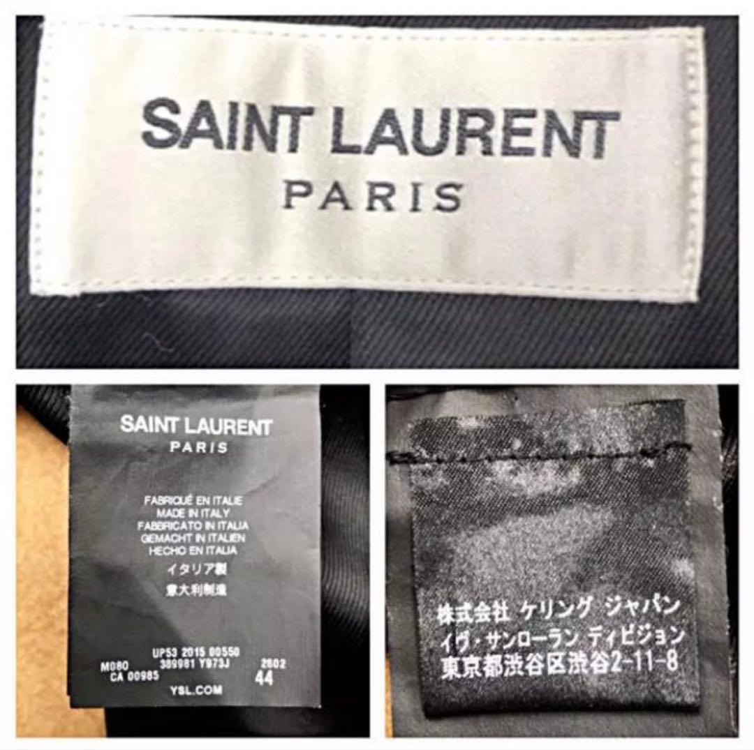 SAINT LAURENT サンローラン チェスターフィールドコート キャメル