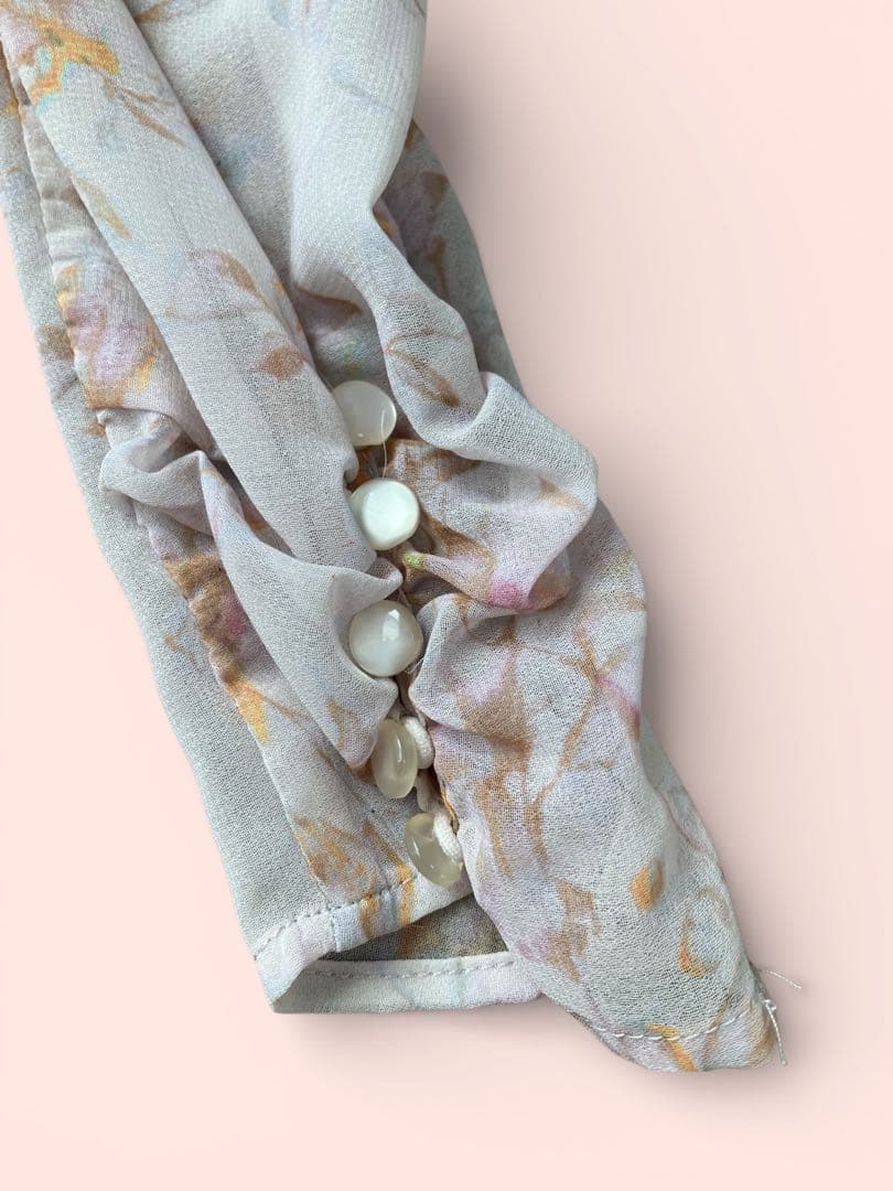 COCODEAL ココディール シフォンフラワープリントワンピース