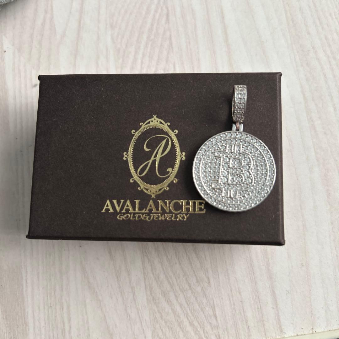 Glitter テニスチェーン5mm アバランチトップ付き