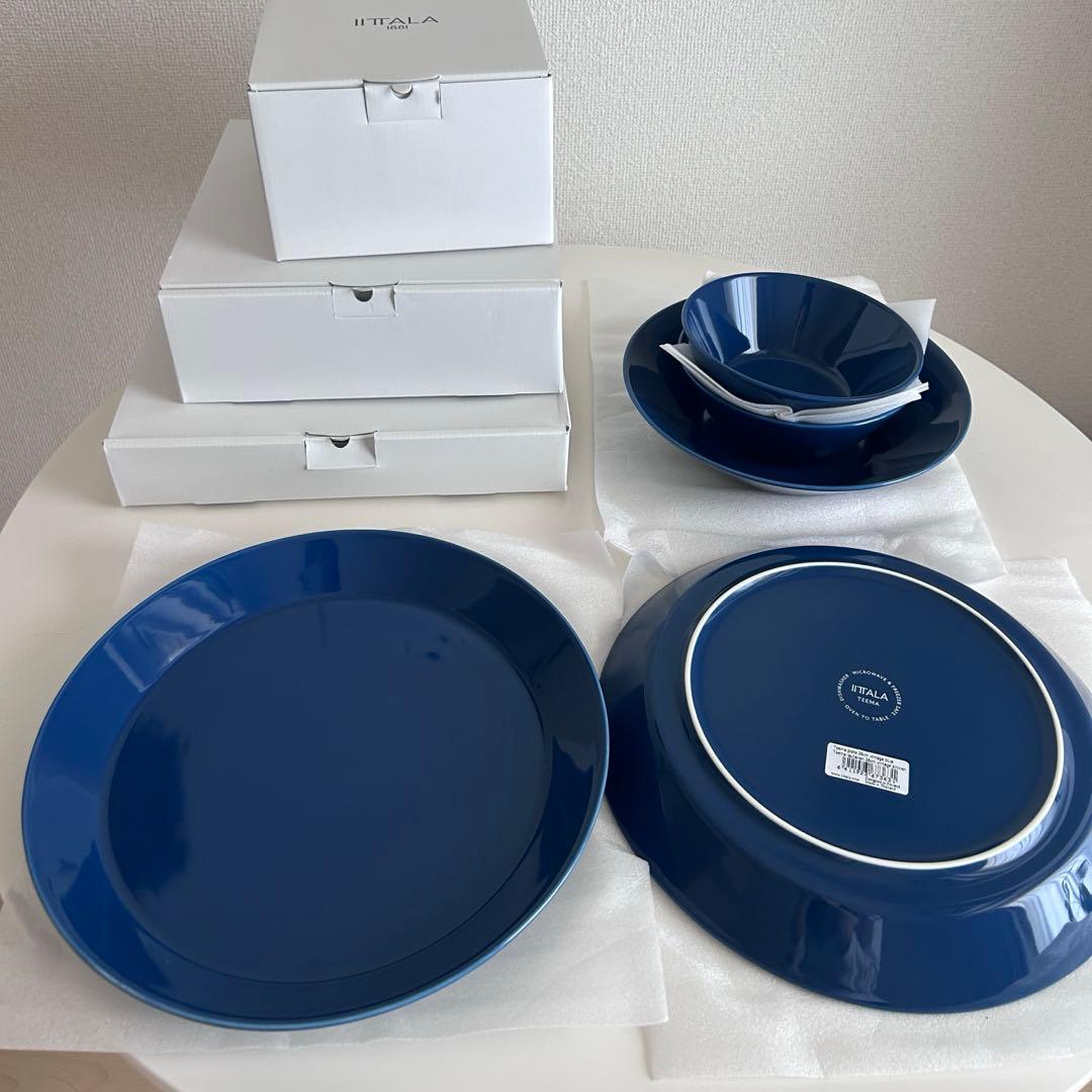  teema ヴィンテージブルー 食器セット 5点