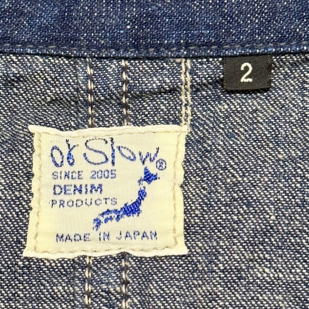 【美品】オアスロウ 40s カバーオール デニムジャケット 月桂樹 大戦