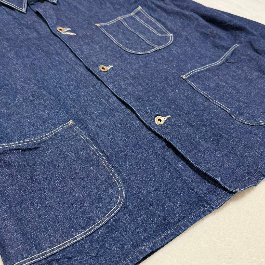 【美品】オアスロウ 40s カバーオール デニムジャケット 月桂樹 大戦