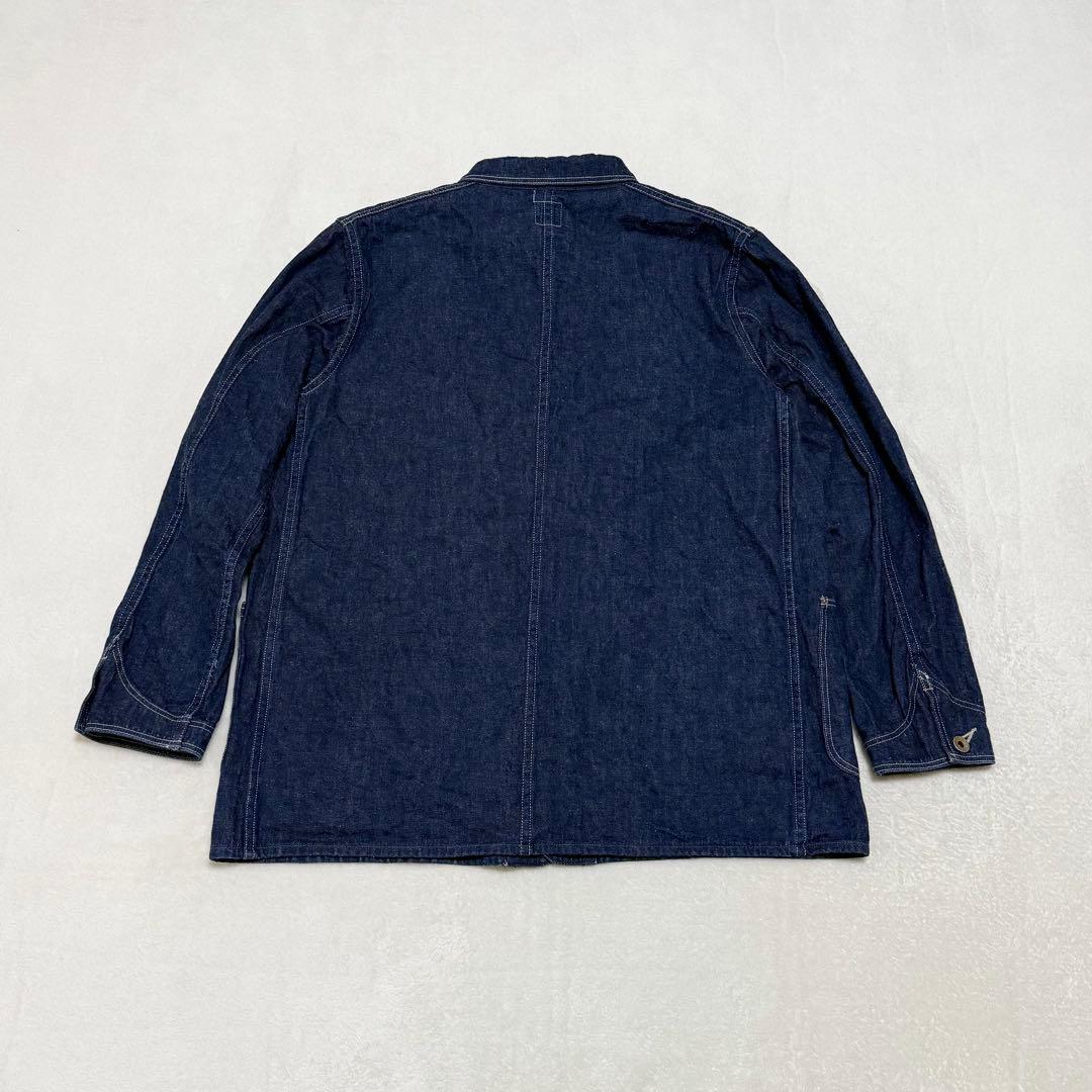 【美品】オアスロウ 40s カバーオール デニムジャケット 月桂樹 大戦