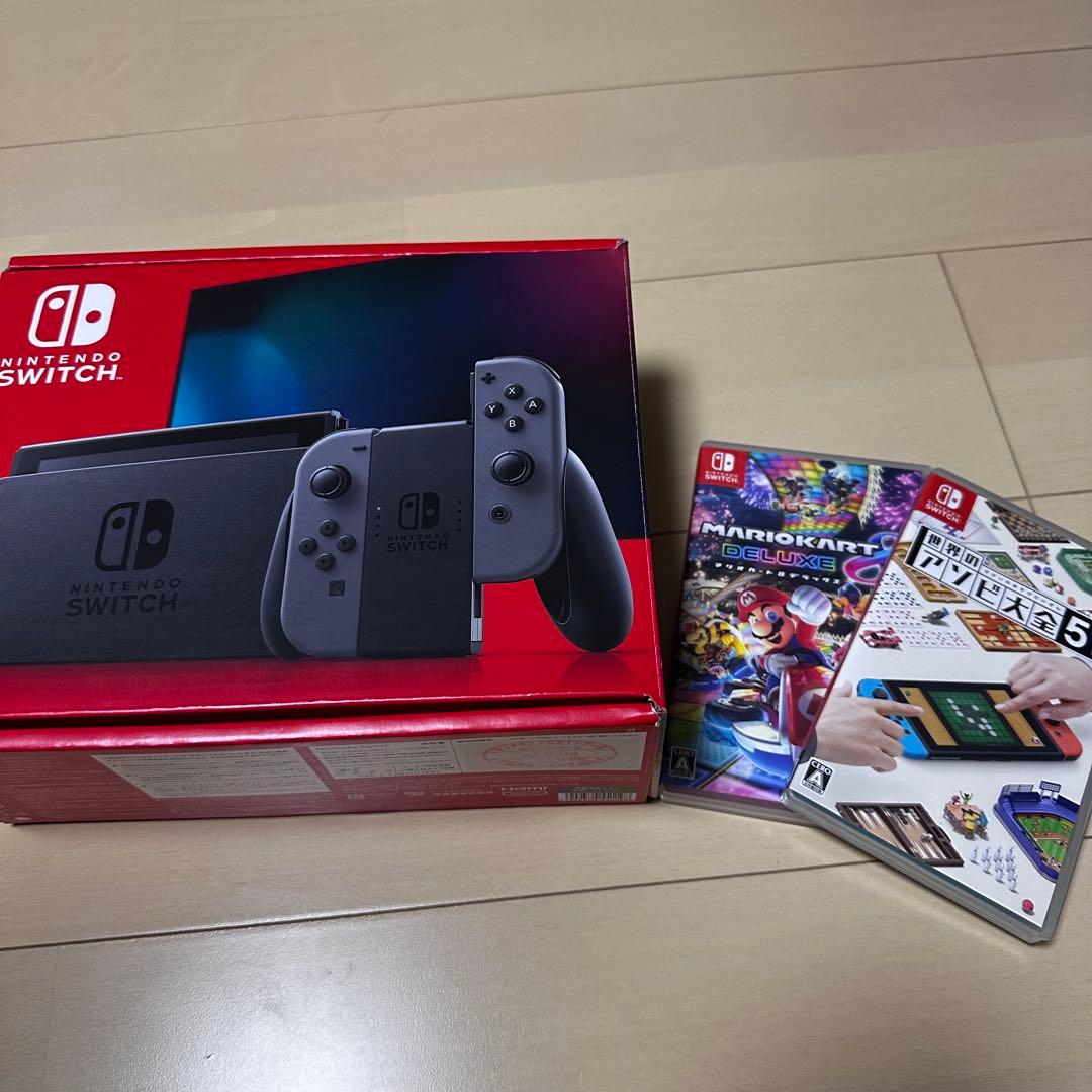 Nintendo Switch 本体 + ゲームソフト2本