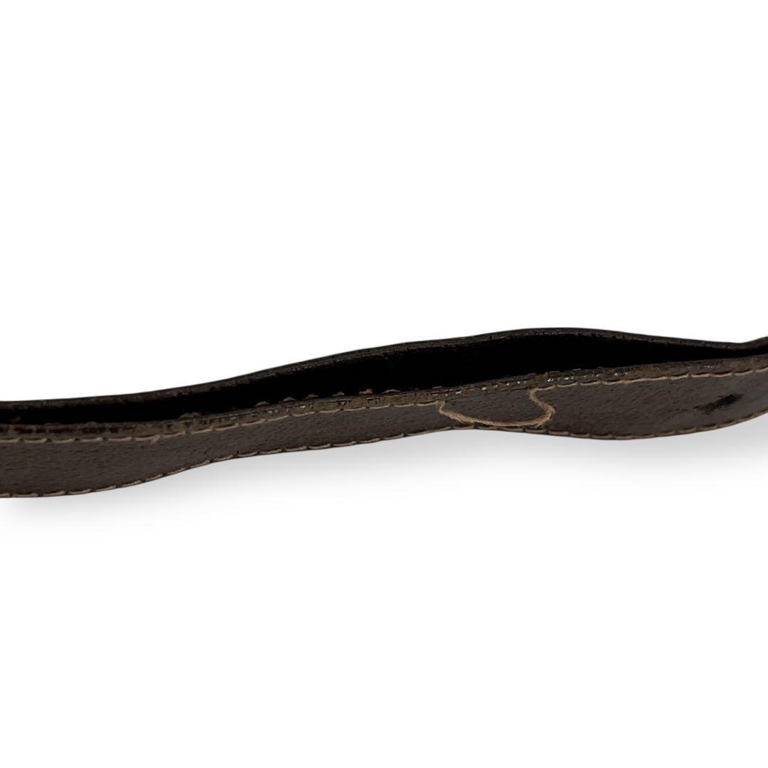 オールドグッチ　ショルダーバッグ　GGスプリーム　Gロゴ　ベージュ　PVCレザー