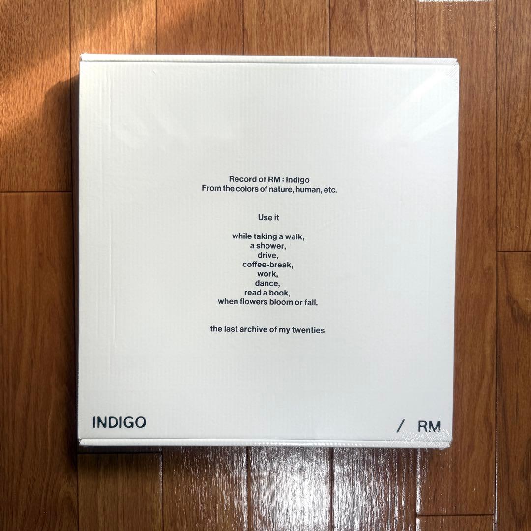 【新品未開封】RM indigo レコード