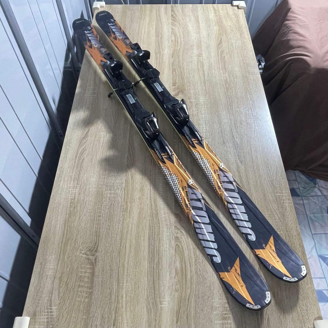 ATOMIC164cm SALOMON26/26.5cm スキーセット