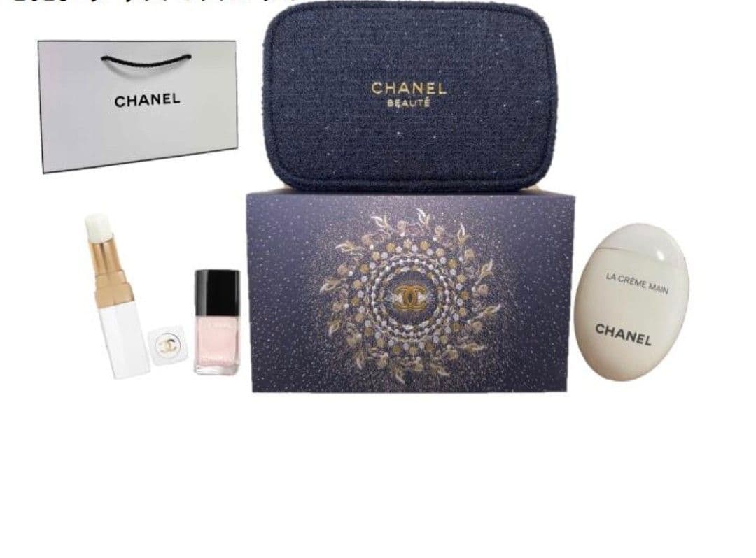 CHANELクリスマスコフレ2025 リップ アンド ネイル ケアセット　新品