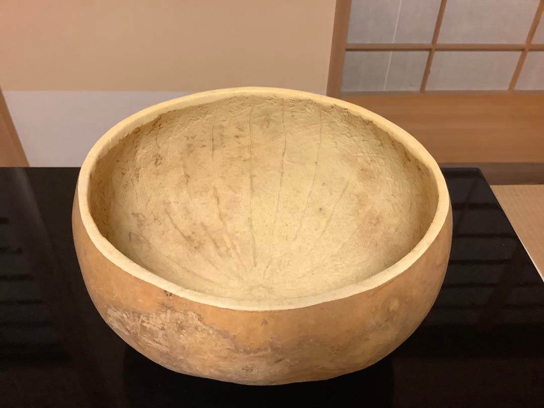 茶道具　瓢炭斗　ふくべ