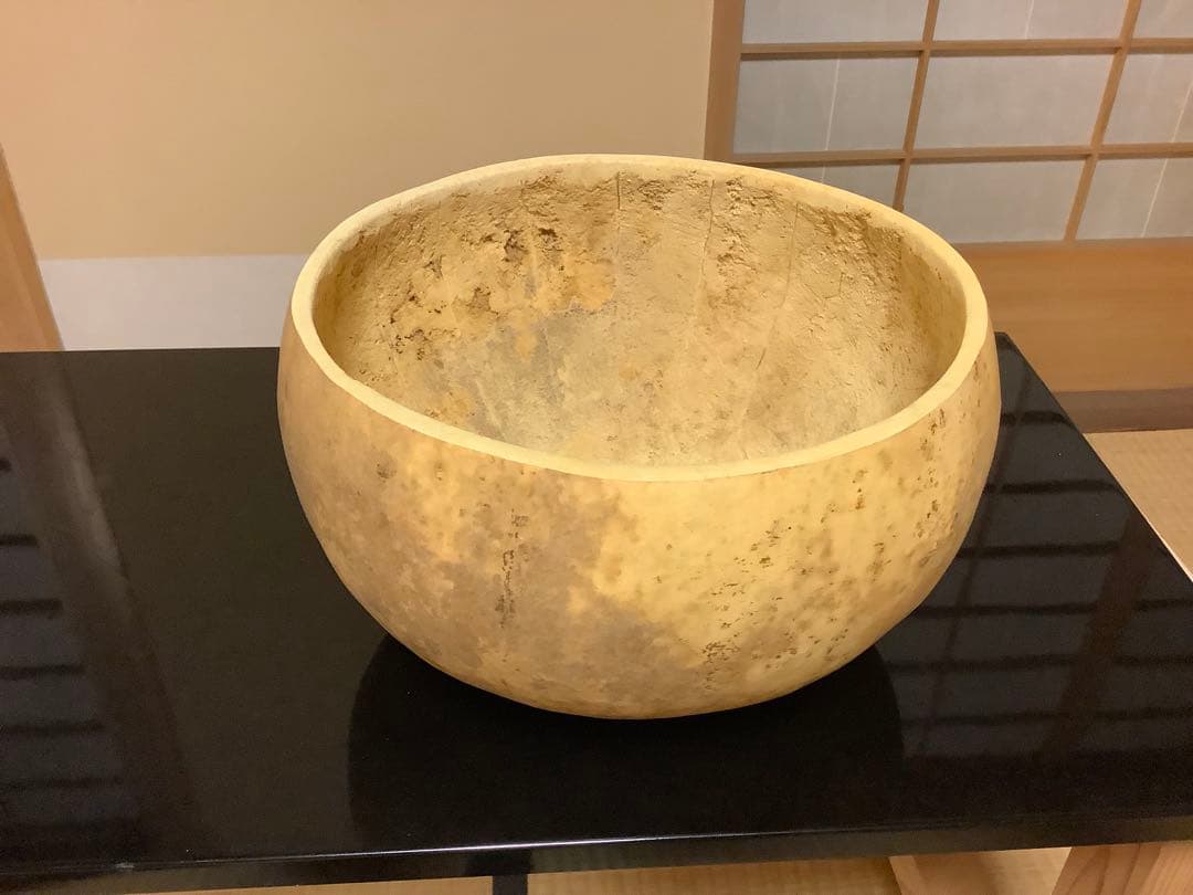 茶道具　瓢炭斗　ふくべ