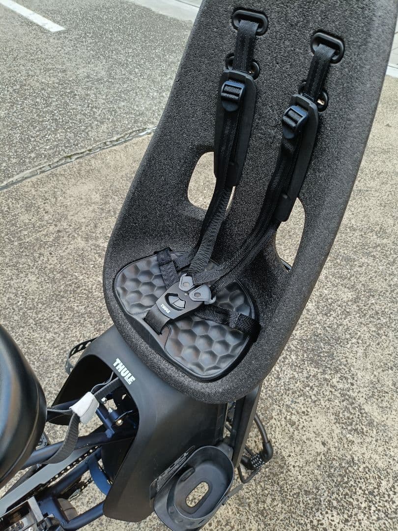 Panasonic sw 電動自転車　Thuleチャイルドシート付き