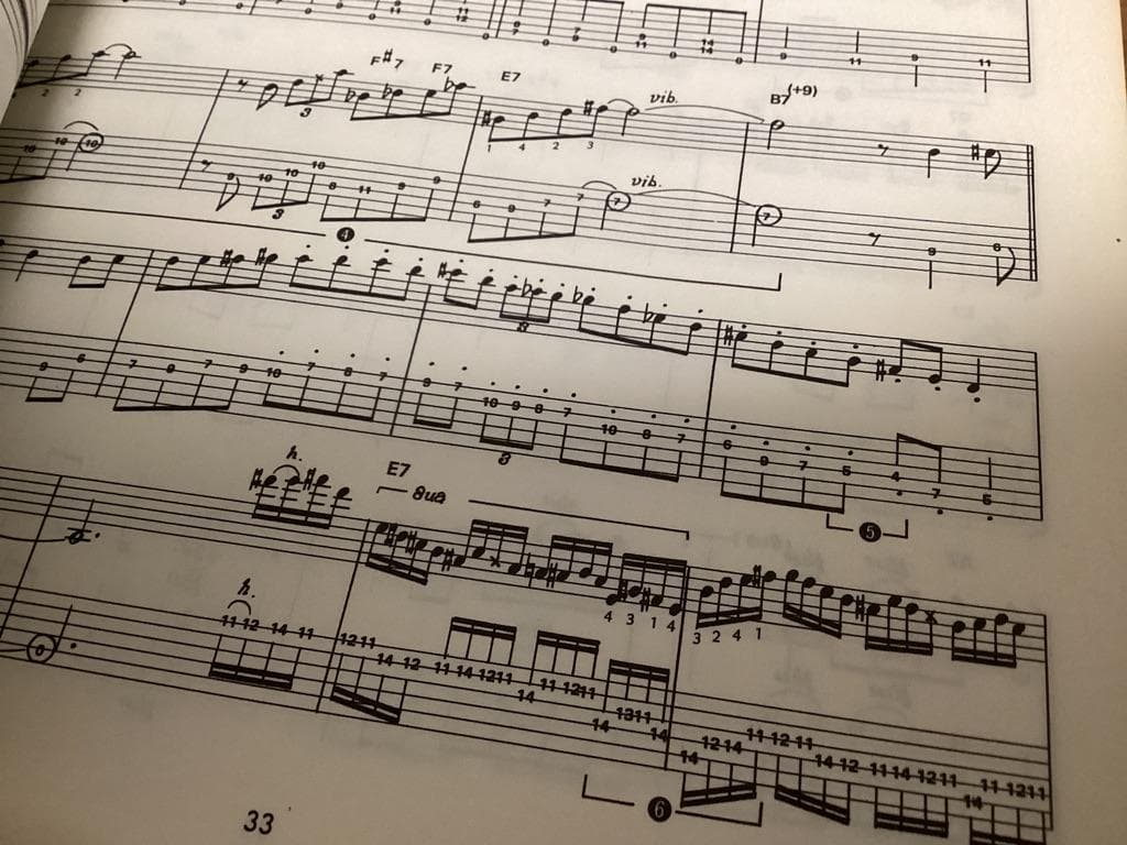 ★楽譜/ラリーコリエル/LARRY CORYELL/タブ譜/ギタースコア