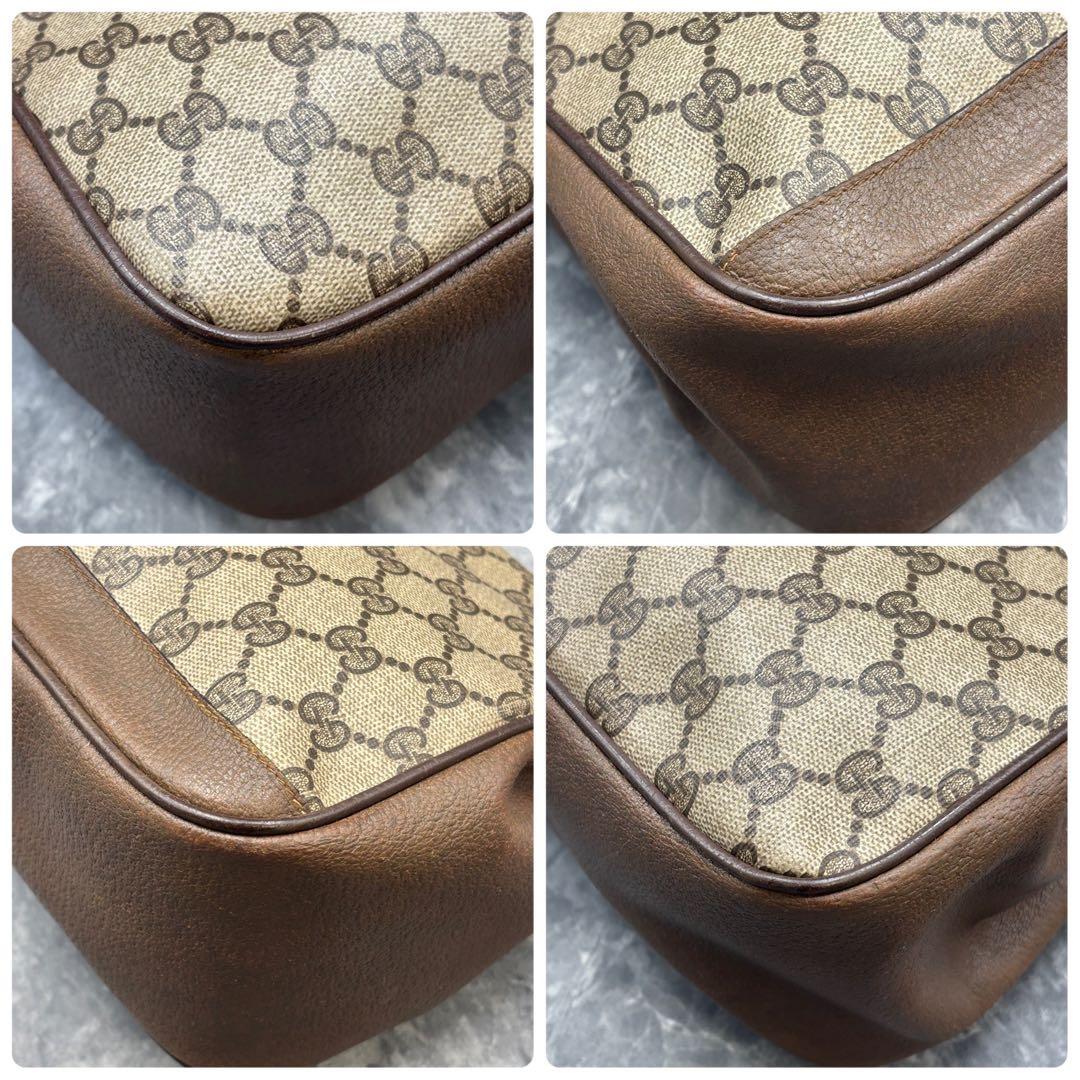 ✨美品✨GUCCI GG シェリーライン ショルダーバッグ ベージュ 金具 ロゴ