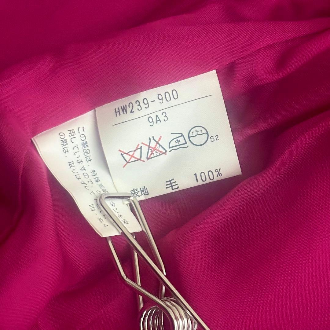 Yves Saint Laurentテーラードジャケット ビビットピンク M