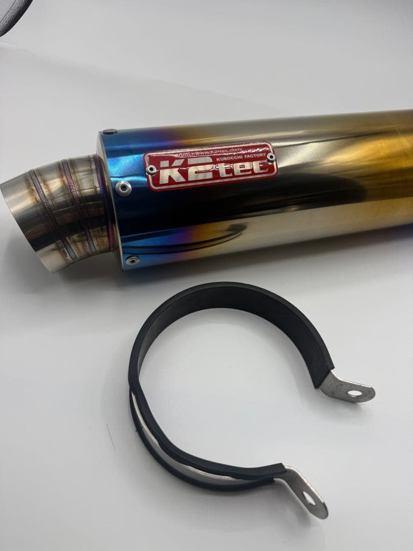 K2-tec 60.5φ汎用マフラー （バンド付き）