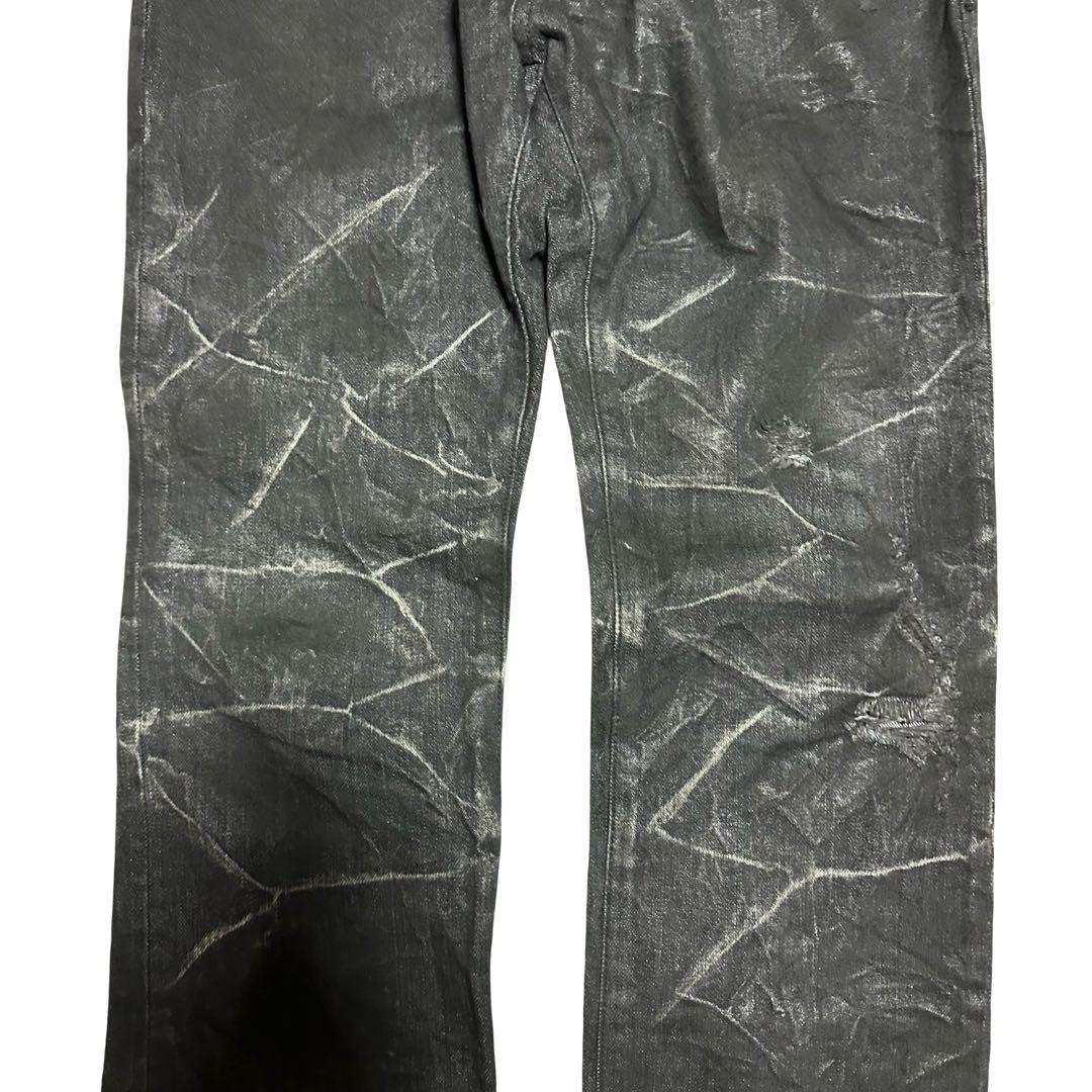 00s black coating pants Y2K お兄系 ギャル男 平成