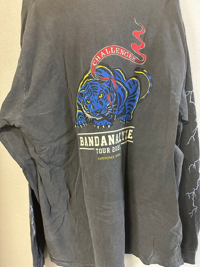 CHALLENGER BANDANA LYZE 2023 ロンt tシャツ　XL