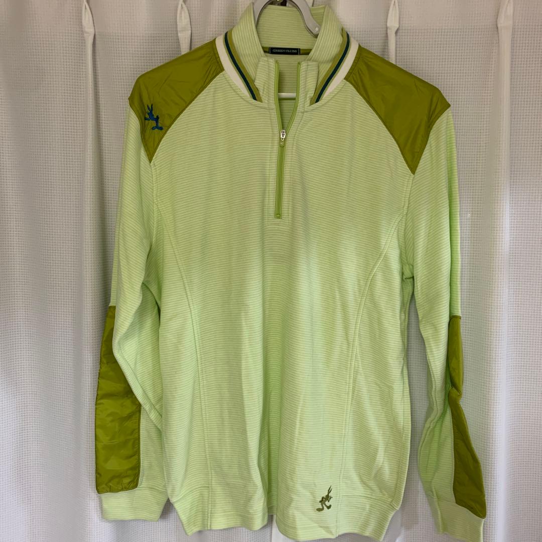 GREEN CLUBS サイズ5ハーフジップ ストライプ メンズウェア