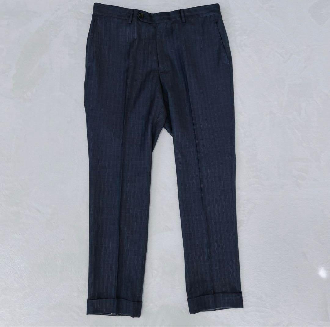 美品エルメネジルドゼニア　トロフェオ　スーツ　シングル　サイドベンツ　グレー　L