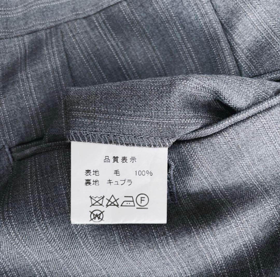 美品エルメネジルドゼニア　トロフェオ　スーツ　シングル　サイドベンツ　グレー　L