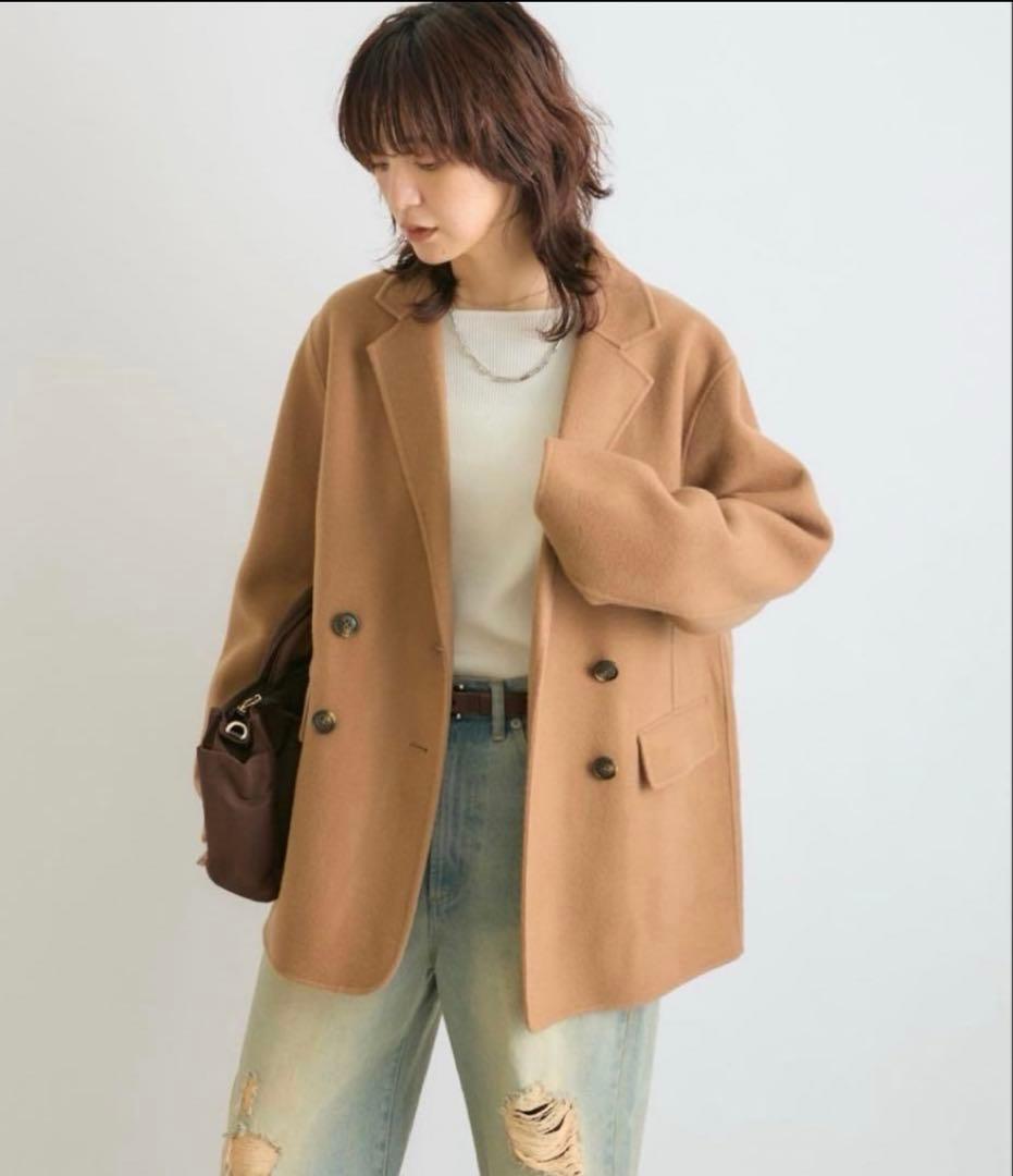 モコモコ　　　リバーテーラードジャコット　スーパー100