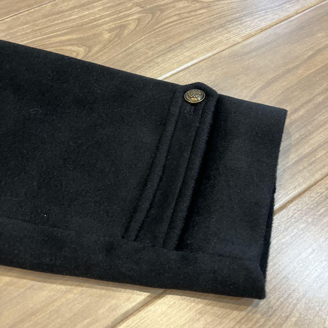 Fano Studios ダブルブレストウールハーフチェスターコート